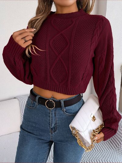 Sugar Slice Cropped Sweater