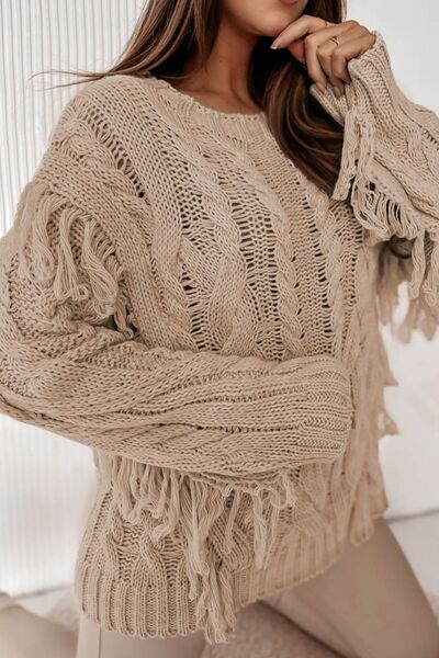 Fringe Fusion Sweater