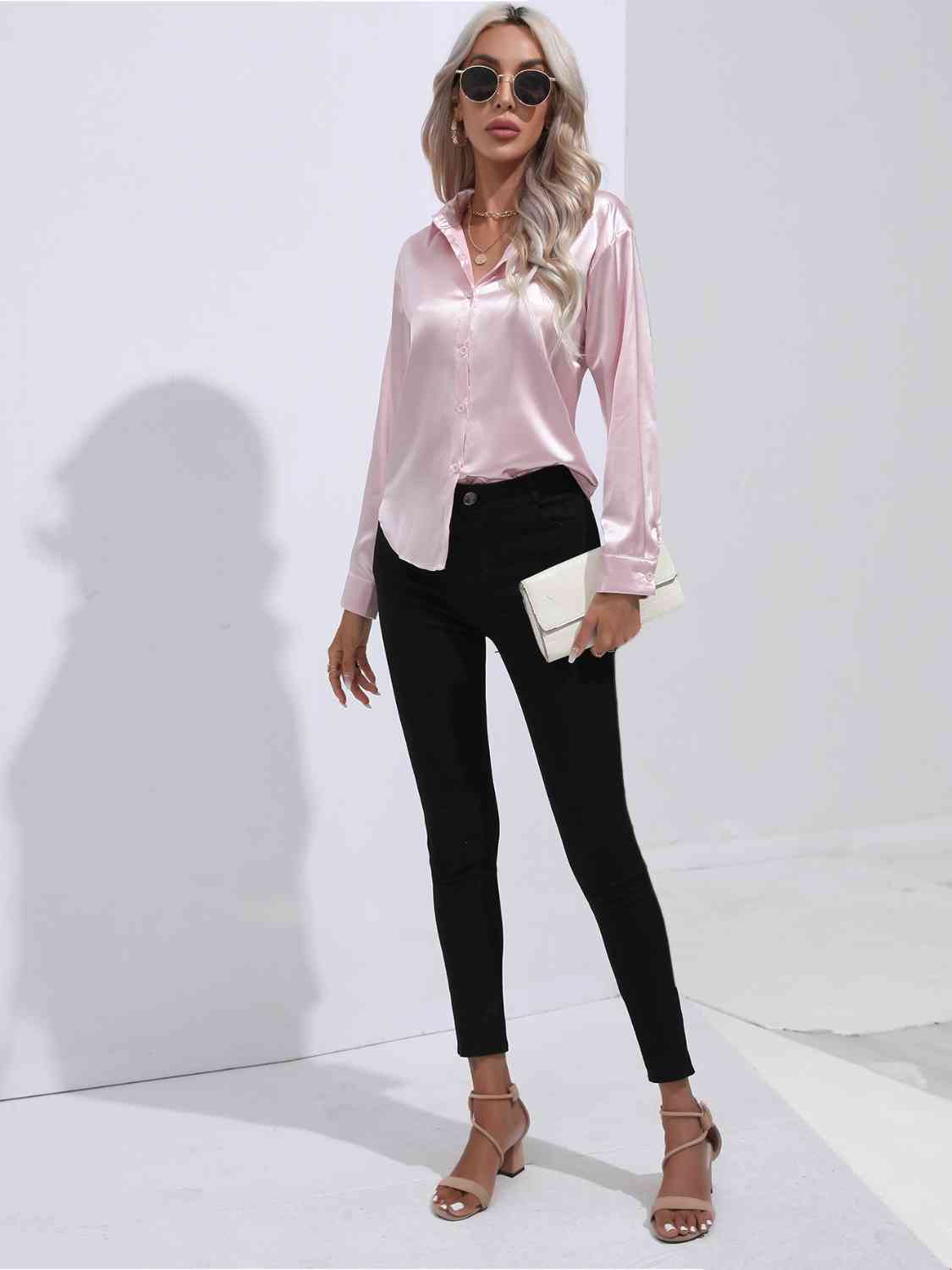 Luxe Elegance Long Sleeve Shirt