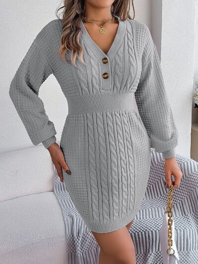 Cable Haven Sweater Dress