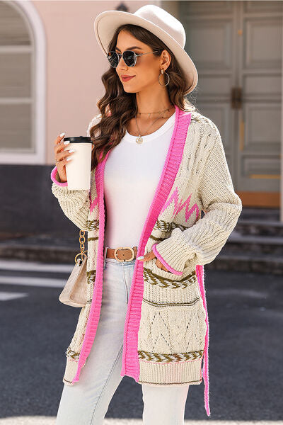 Tied Open Cardigan