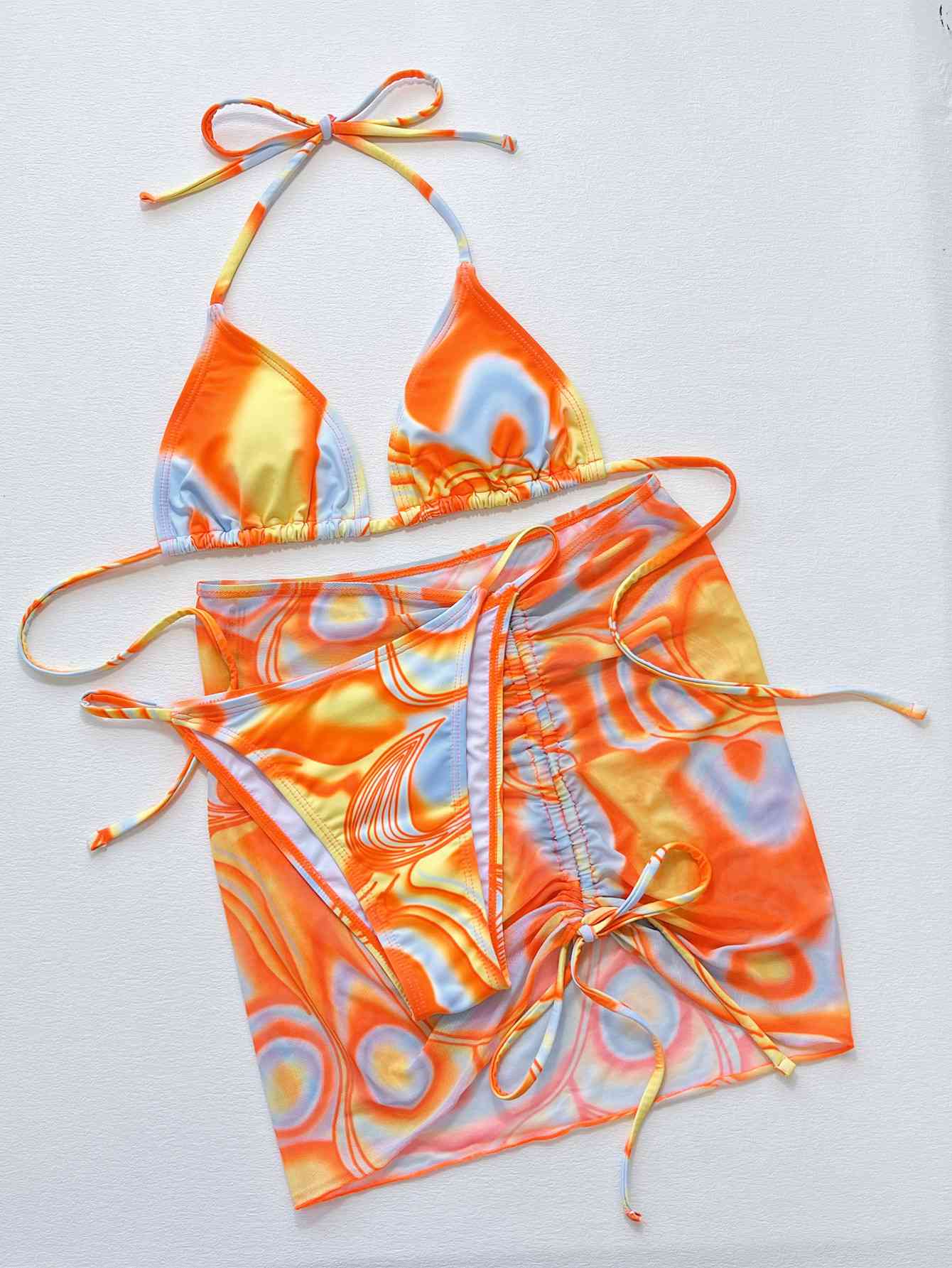 Hypnotized Three-Piece Swim Set