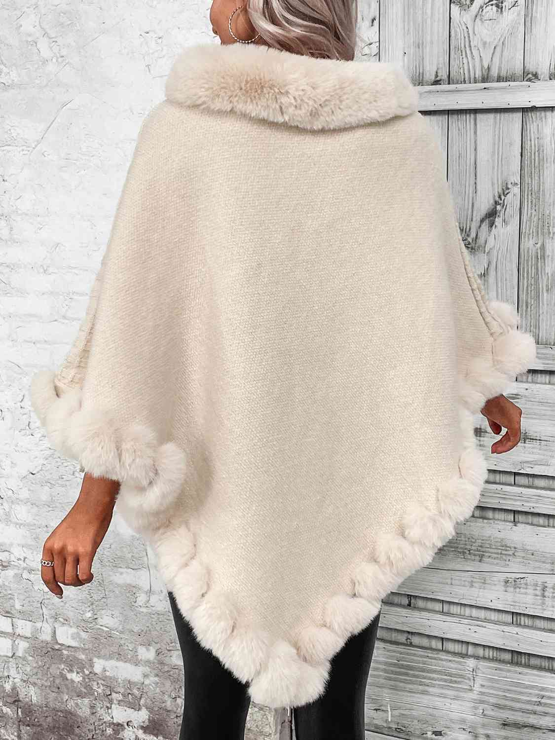 Foxy Fringe Poncho