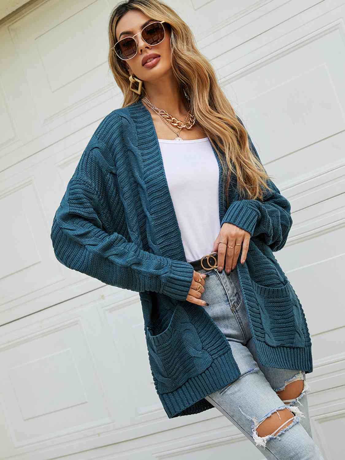 Canvassed Longline Cardigan