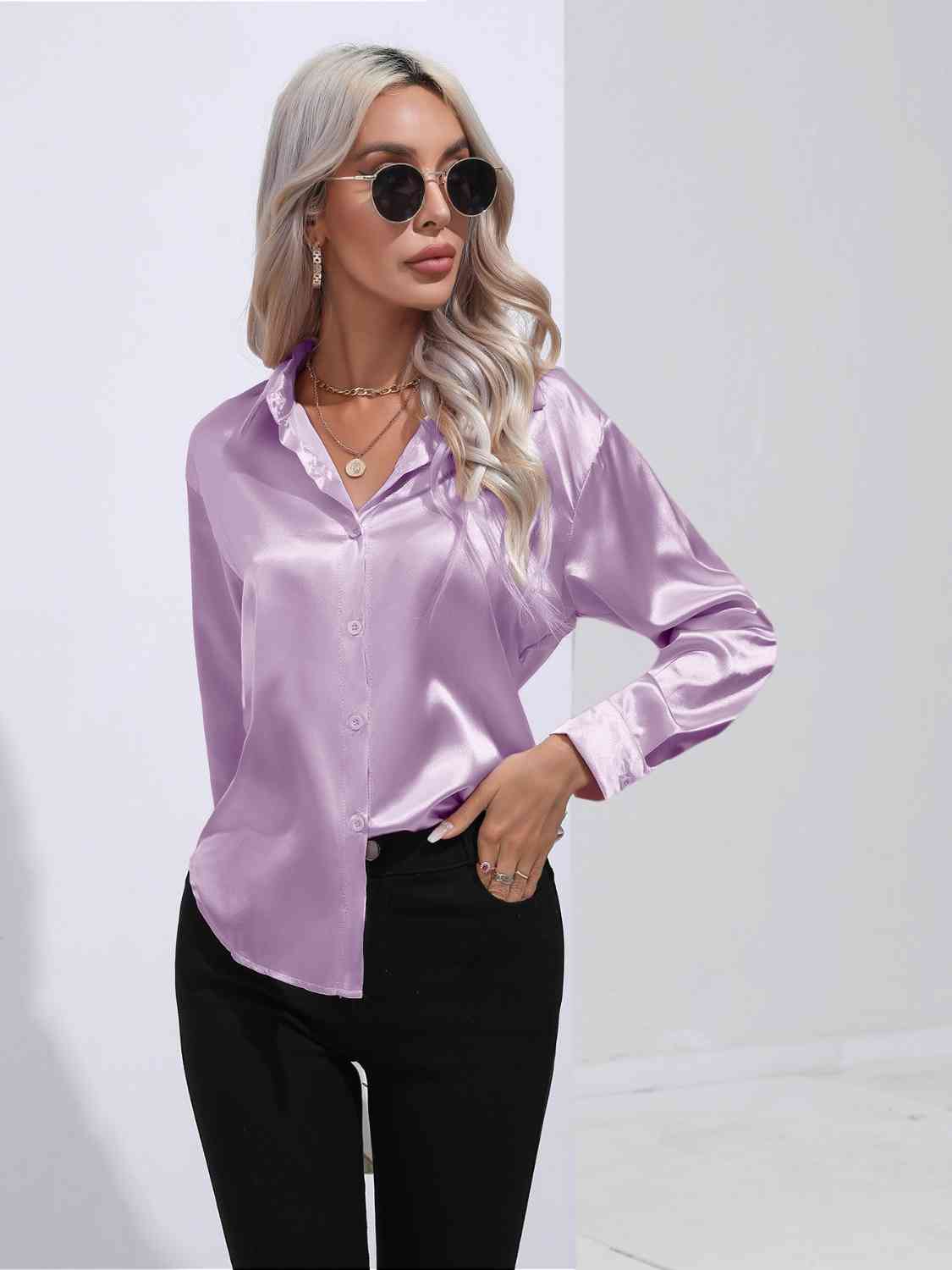 Luxe Elegance Long Sleeve Shirt