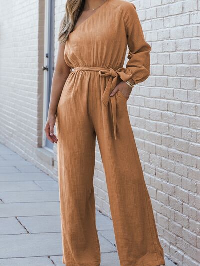 Brunched Out Tie-Waist Jumpsuit