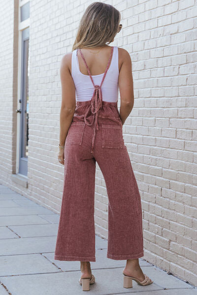 Texture Square Overalls