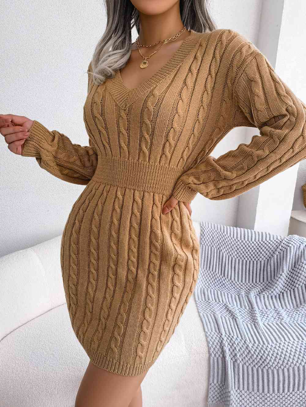 Chic-e Mini Sweater Dress