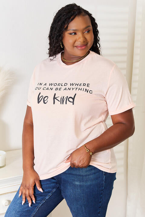 Be Kind Cuffed T-Shirt