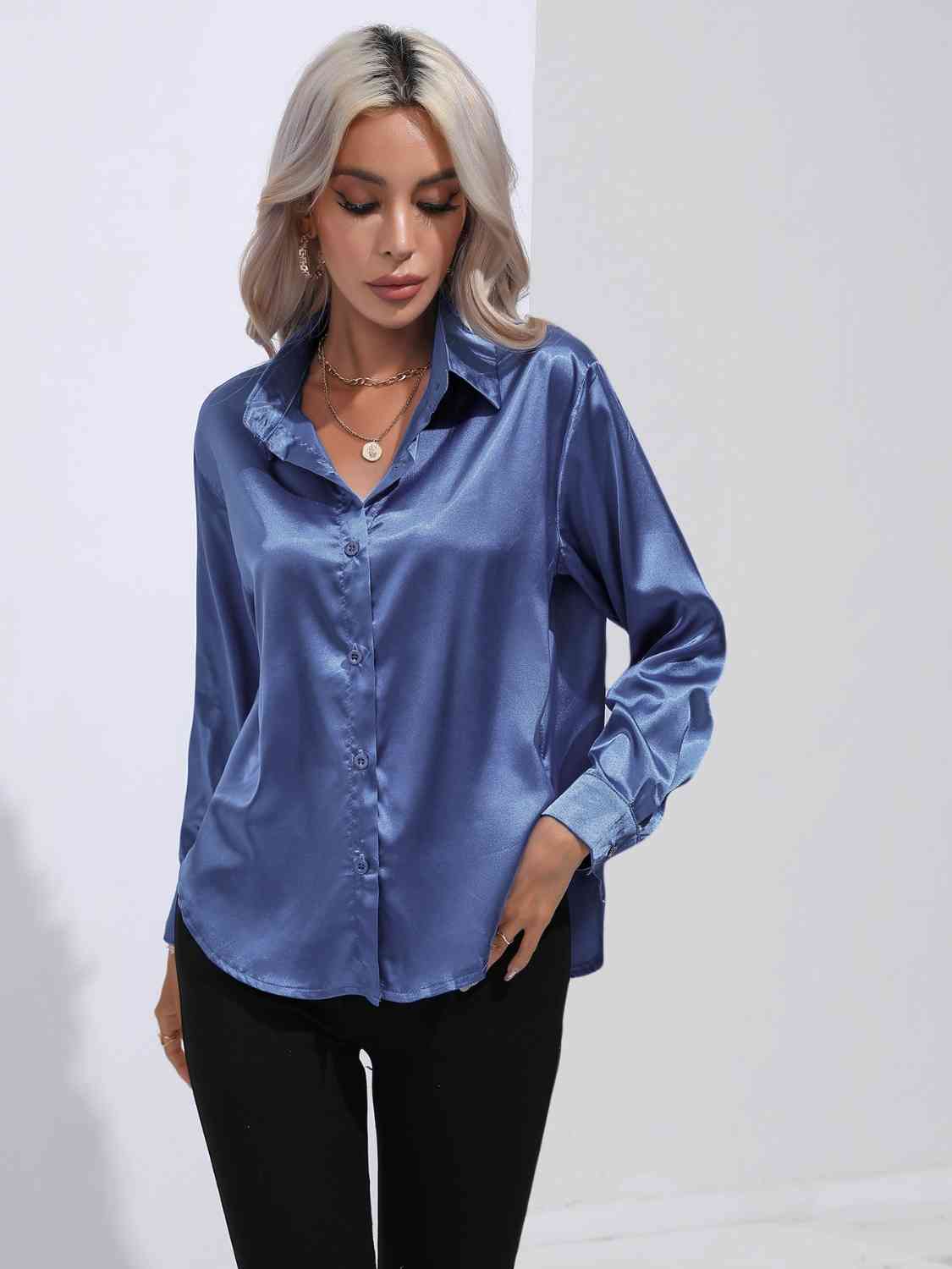 Luxe Elegance Long Sleeve Shirt