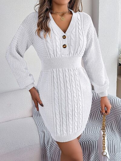 Cable Haven Sweater Dress